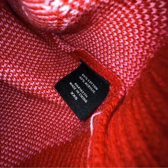 32 Degrees Red and Pink Heart Cardigan Sweater - Picture 4 of 6